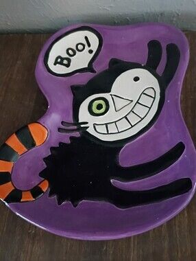 Robin Roderick gibson scary cartoon cat dish